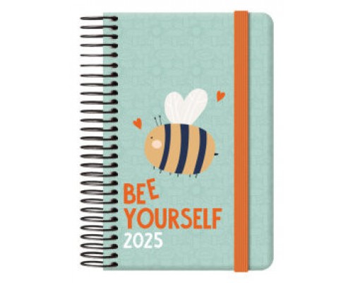 AGENDA 2025 CUTE SEMANA VISTA BOLSILLO  8,5 X 13 CM MODELO BEE DOHE 12909 - 25 (Espera 4 dias)